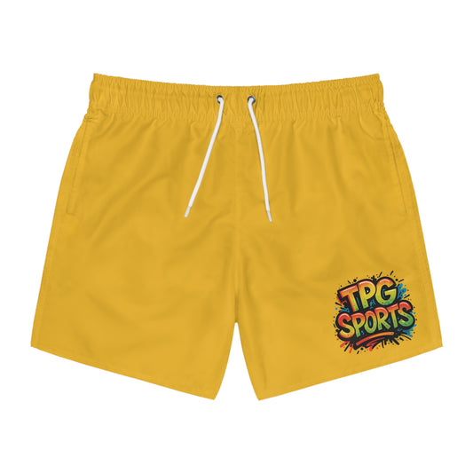 Graffiti Mid Length Swim Shorts